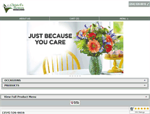 Tablet Screenshot of christellsflowers.com